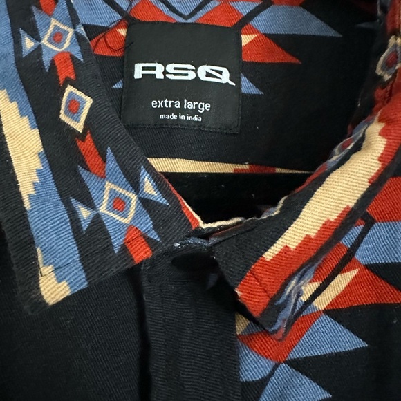 RSQ Printed Mens Shirt Size XL - Picture 3 of 9